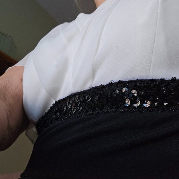 WORN ONCE! Semi-formal knee-length cocktail dress size 6 - Picture 14 of 15